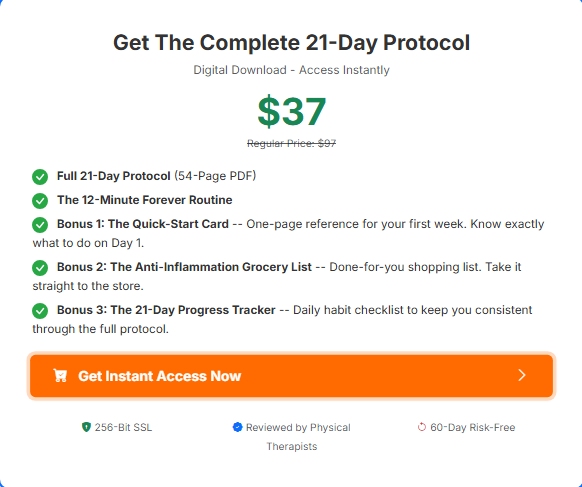 Mobility Reset: Fix Joint Pain in 21 Days
Mobility reset joint pain relief with a proven 21 day joint pain home program. Read this mobility reset method review for natural, lasting results.
