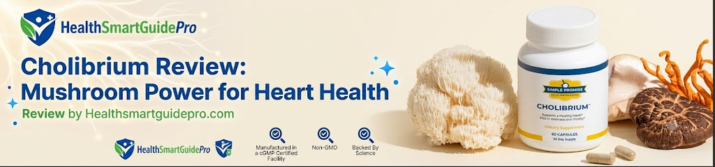Cholibrium Review: Mushroom Power for Heart Health
Read our Cholibrium review to see how this Cholibrium heart health formula works. Discover how this mushroom antioxidant supplement supports wellness.